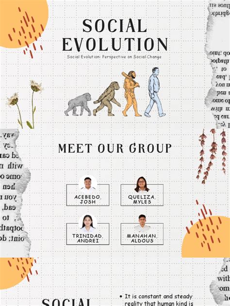 Social Evolution Presentation | PDF