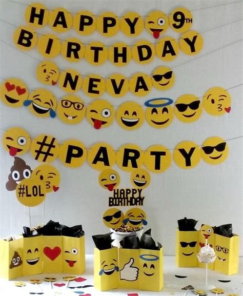 Emoji Birthday Party Package Party Supplies Decorations Emoji