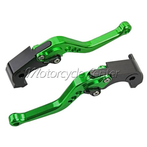 CNC Short Adjustable Brake Clutch Levers For Kawasaki ZX6R 636 ZX10R