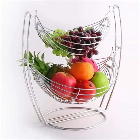 Corbeille A Fruits Etages Grande Porte Fruits En Acier Porte Pain