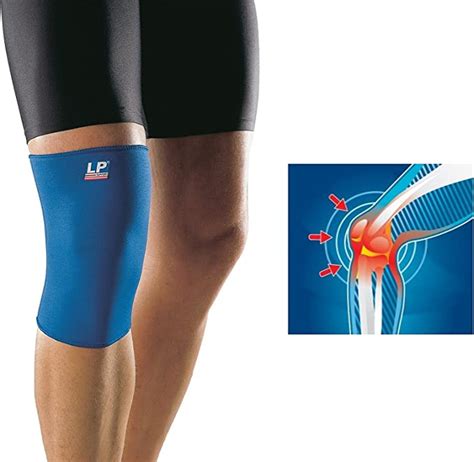 Sda Closed Patella Neoprene Padded Knee Support Brace By Lp Arthritis