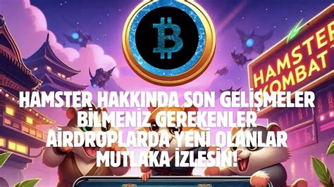 HAMSTER KOMBAT LİSTELENDİ Mİ HMSTR TOKEN CLAİM AÇILDI MI NE