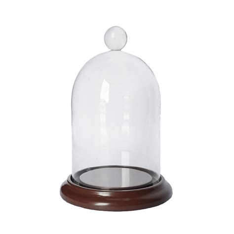 Cloches Rondes En Verre Avec Bouton Et Base Artegrecosud