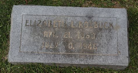 Elizabeth Little Roebuck 1860 1940 Mémorial Find a Grave