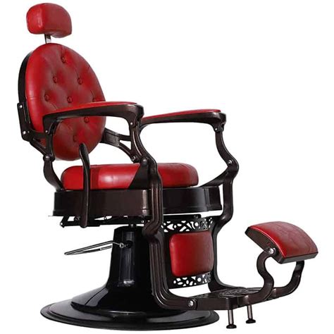 Red Barber Chair Salon Hair Equipment Barber Chair Red Barber