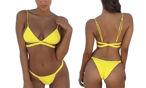 Bikini Met Hoge Taille Groupon Goods