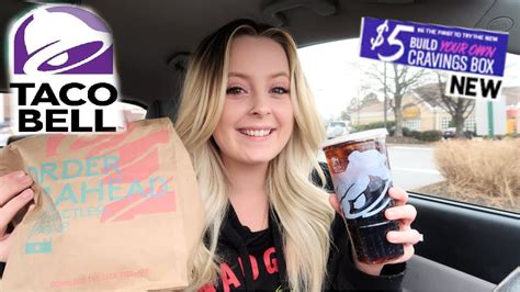 New Taco Bell 5 Build Your Own Cravings Box First Impression Youtube