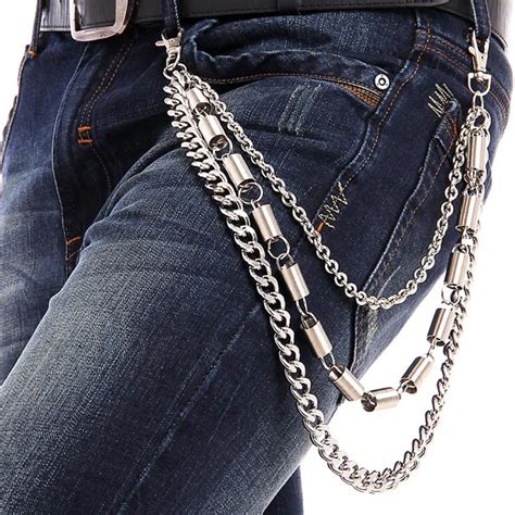 Buy Male Cool Hiphop Chains Jeans Chain Fashion New Rock Waist Accessories From