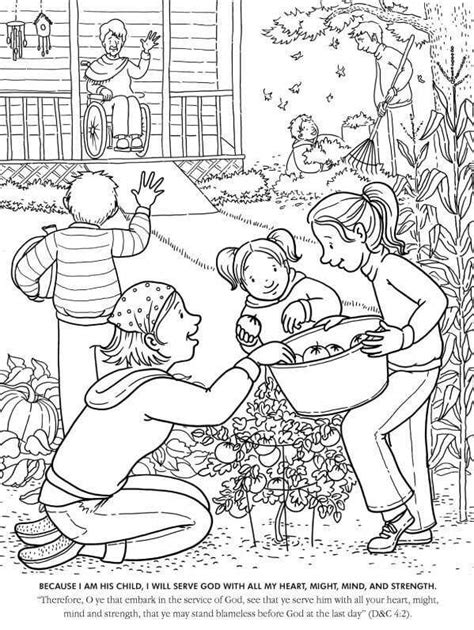 Latter Day Saints Lds Coloring Pages Pdf