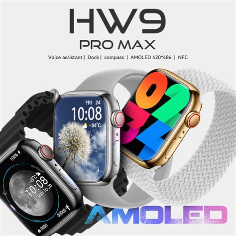 HW9 Pro MAX Amoled 2 2inch Big Display Smart Watch In Pakistan For Rs