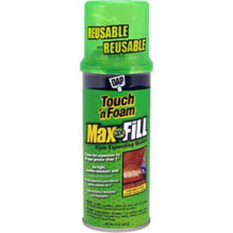 Dap 12 Oz Touch N Foam Max Fill Triple Expanding Spray Foam Insulation 00043 The Home Depot