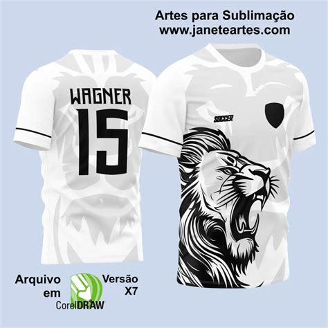 Arte Estampa Camisa Interclasse Leão 2024 Janete Artes