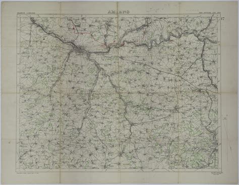 Map Of The Australian 5th Division During The German Spring Offensive