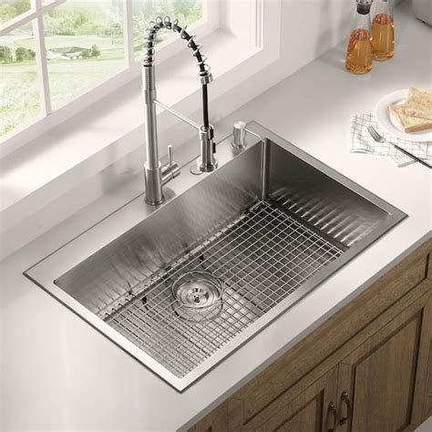 SERENE VALLEY 24 17 In X 13 11 In Rear Drain Heavy Duty Stainless