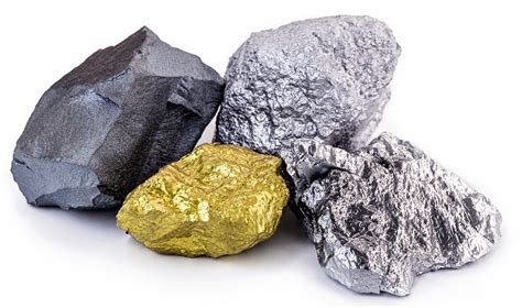 Imagen De Minerales Como Carbon Oro Plata