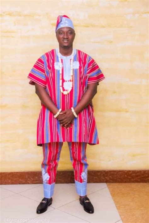 Aso Oke Suit Nigerian Men Suit African Men Clothing Dashiki For Men