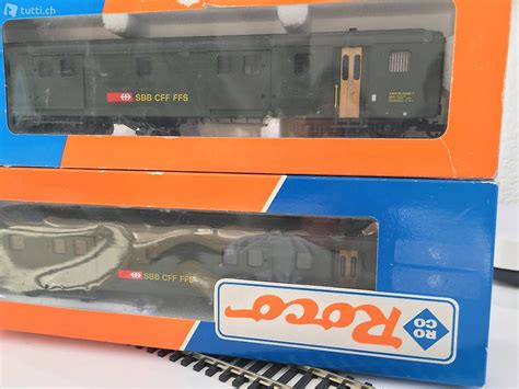 X Roco Sbb Cff Ffs Gep Ckwagen Ho Dc Neu Neuwertig Ovp Im Kanton