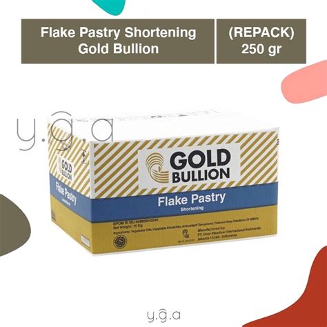 Jual Gold Bullion Flake Pastry Korsvet Puff Shortening Repack