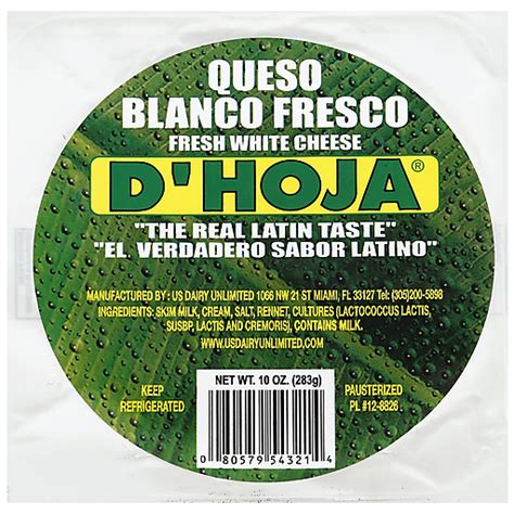 D Hoja Queso Blanco Fresco Shop Foodtown