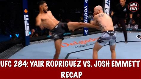 UFC 284 Yair Rodriguez Vs Josh Emmett Recap YouTube