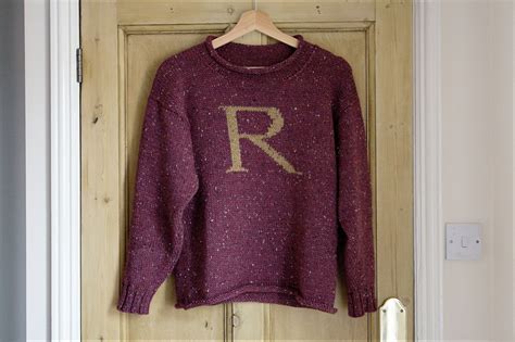 Finished A Weasley Jumper Weasley Sweater Harry Potter Knit Harry