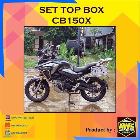 Jual Bracket Top Box Cb150x Dan Side Box Cb150x Model BMW Shopee