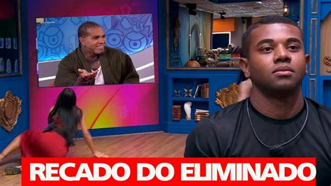 Rodriguinho No Recado Do Eliminado Chora Pede Desculpa E Diz Que Vai