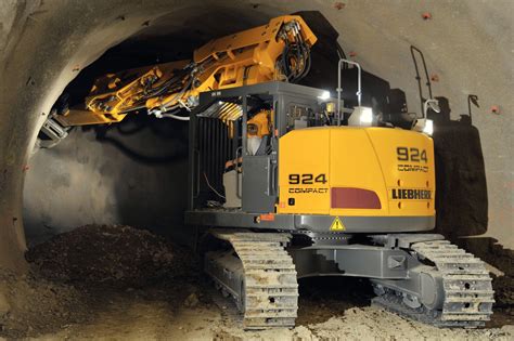 Liebherr R 924 Compact Tunnel Litronic Excavadoras Sobre Cadenas