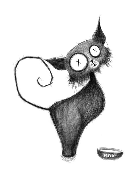 Jasper The Black Cat Tim Burton Art Style Tim Burton Art Tim Burton