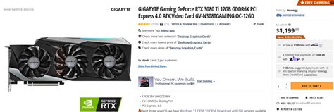 GeForce RTX 3080 Ti наконец-то можно купить в США по рекомендованной ...