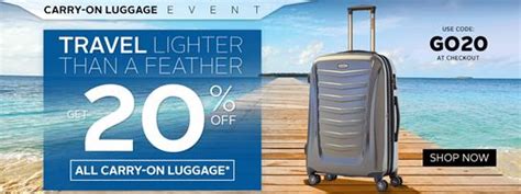 Bentley Canada: Save 20% off Carry On Luggage