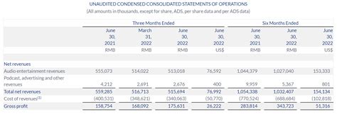 荔枝2022年第二季度毛利率创历史新高，净营收516亿元网易第二季度营收232亿元公司商业化