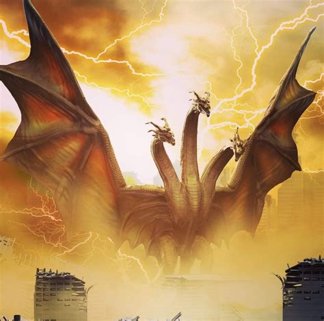 King Ghidorah All Godzilla Monsters Kaiju Monsters King Kong Vs