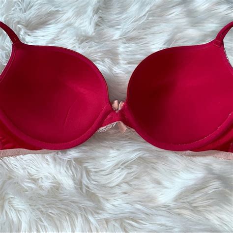 Rare Victorias Secret Very Sexy Pushup Bra Red Lace … Gem