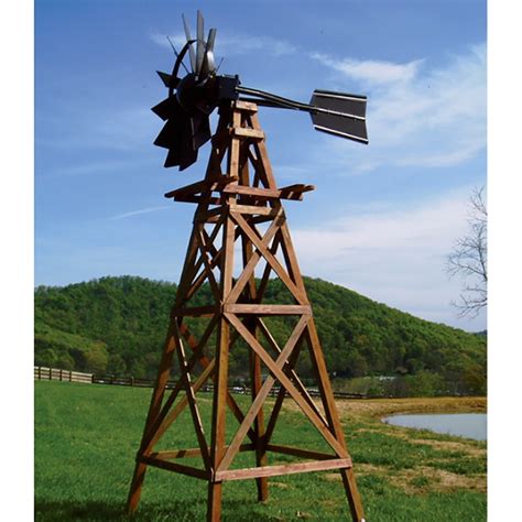 ornamental wood windmill decorative windmills  pond guy