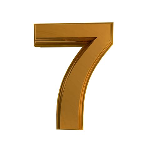 Gold Number 3d Text Effects 33135272 Png