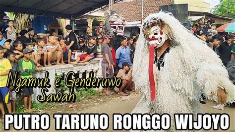 Gendruwo Sawah Ngamok Bantengan Putro Taruno Ronggo Wijoyo Youtube