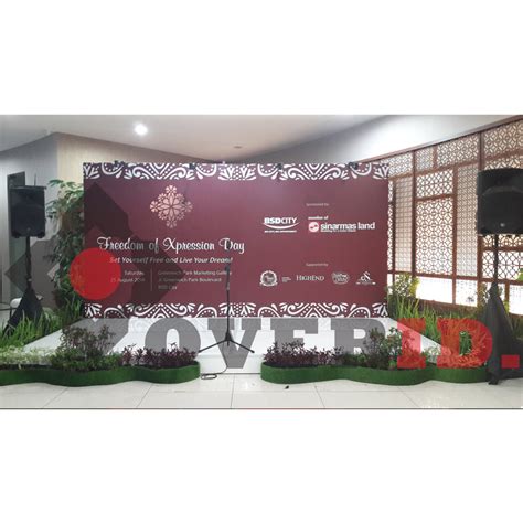 Menyewakan Backdrop Untuk Event Wilayah Jabodetabek Over Organizer