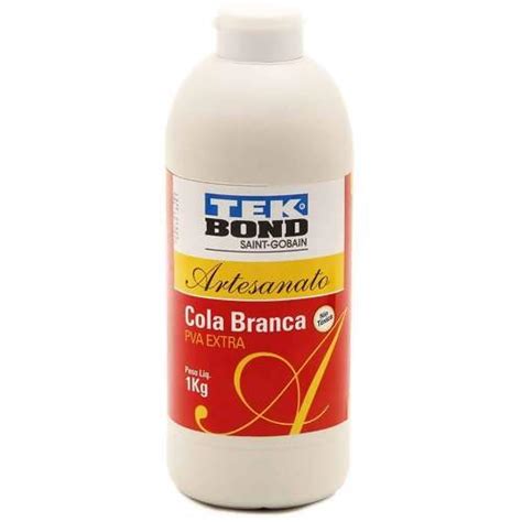 Cola Branca Pva Extra Tek Bond Artesanato Kg