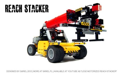 Lego Motorized Reach Stacker Youtube