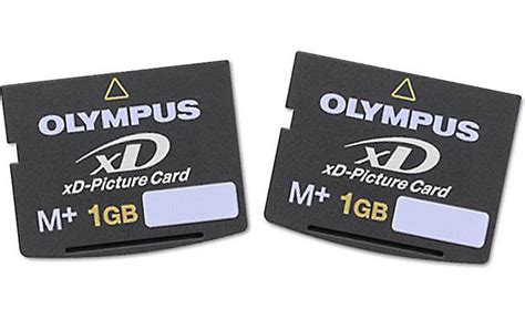 Olympus Xd Picture Card™ 2 Pack Includes Two 2gb Memory Cards Hands