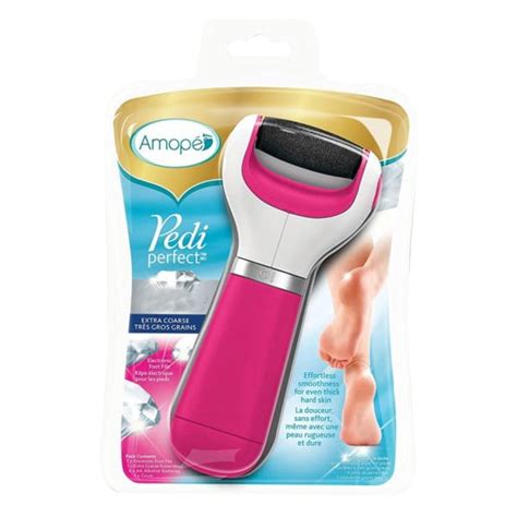 Amope Pedi Perfect Electronic Dry Foot File Pink Extra Coarse Roller