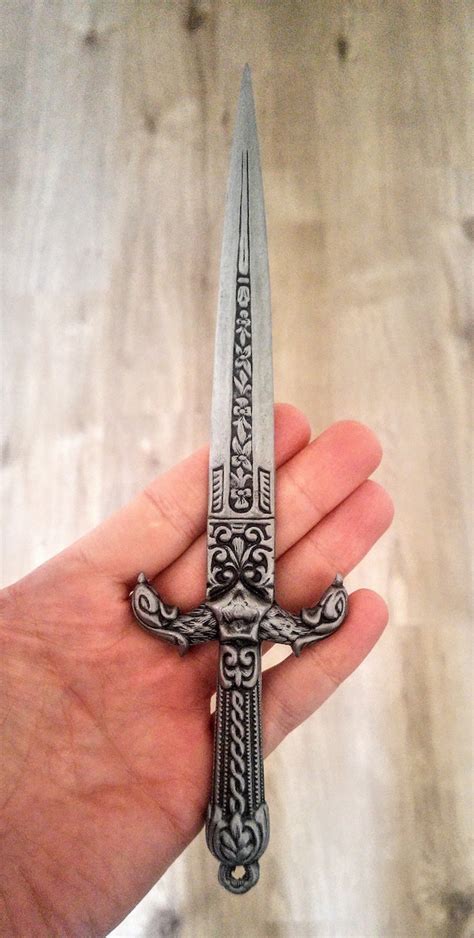 Ritual Witchcraft Dagger With Etching Alchemy Talisman Atheme Etsy Canada