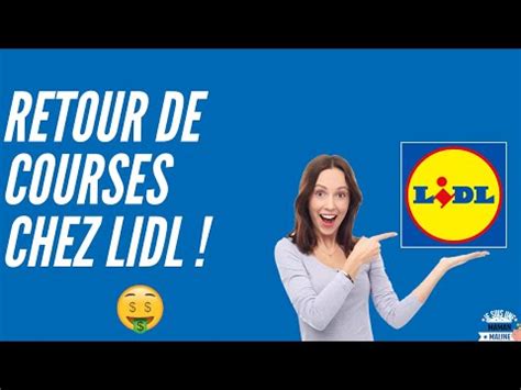 Retour De Courses Lidl Astuces Et Bons Plans Pouvoir D Achat YouTube