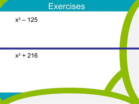 2 27 12 Special Factoring Sum And Difference Of Two Cubes Ppt