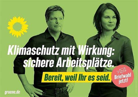 Mit dieser Kampagne gehen Grünen in den Wahlkampf W V