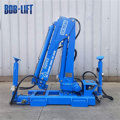 Customize Bob Lift 1 Ton Folding Arm Truck Mini Crane Hydraulic Pickup