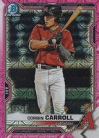 Corbin Carroll 2021 Bowman Mega Box BCP 142 Chrome Prospects Pink