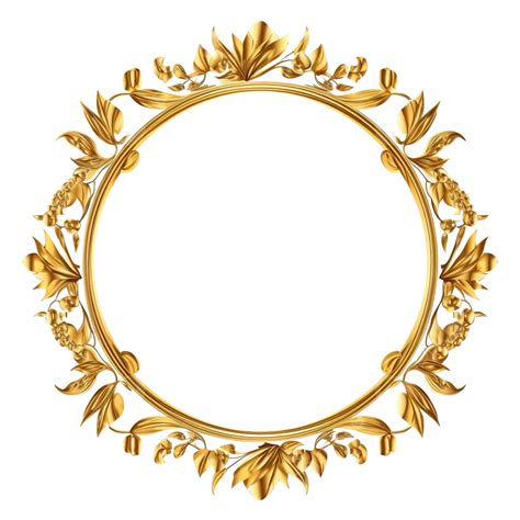 Gold Frame Illustration Frame Border Wedding Png Transparent Image