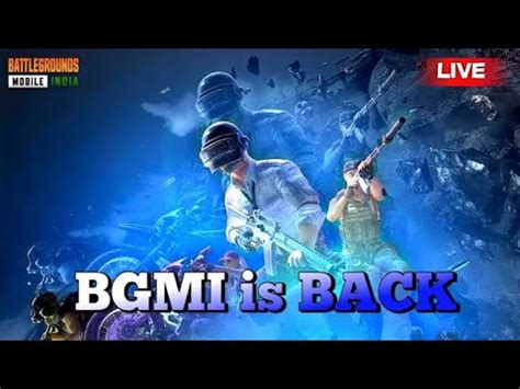 BGMI IS BACK Battlegrounds Mobile India HYDRA GAMER YouTube